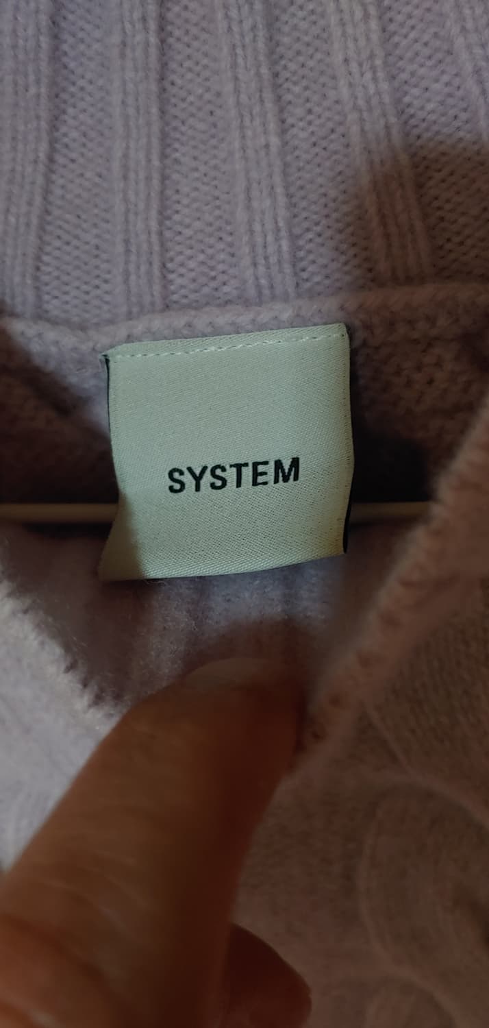 시스템(SYSTEM)케이블 니트 상품이미지2