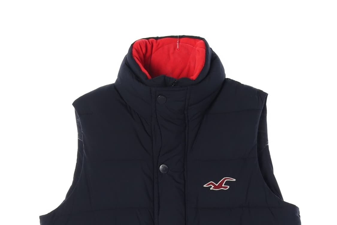 홀리스터 빈티지 후리스 안감 네이비 베스트 S 상품이미지4