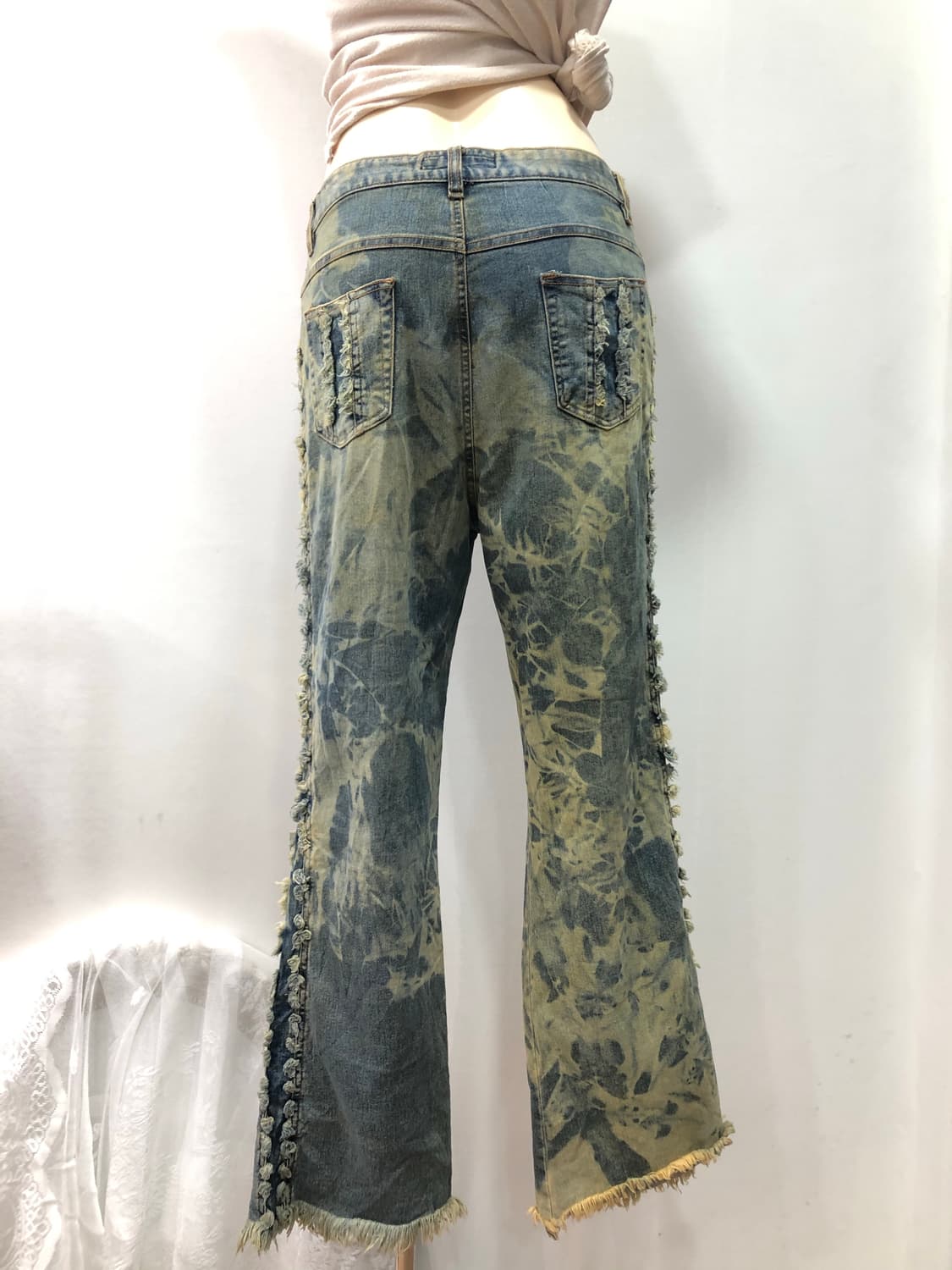 grunge washed denim pants 상품이미지2