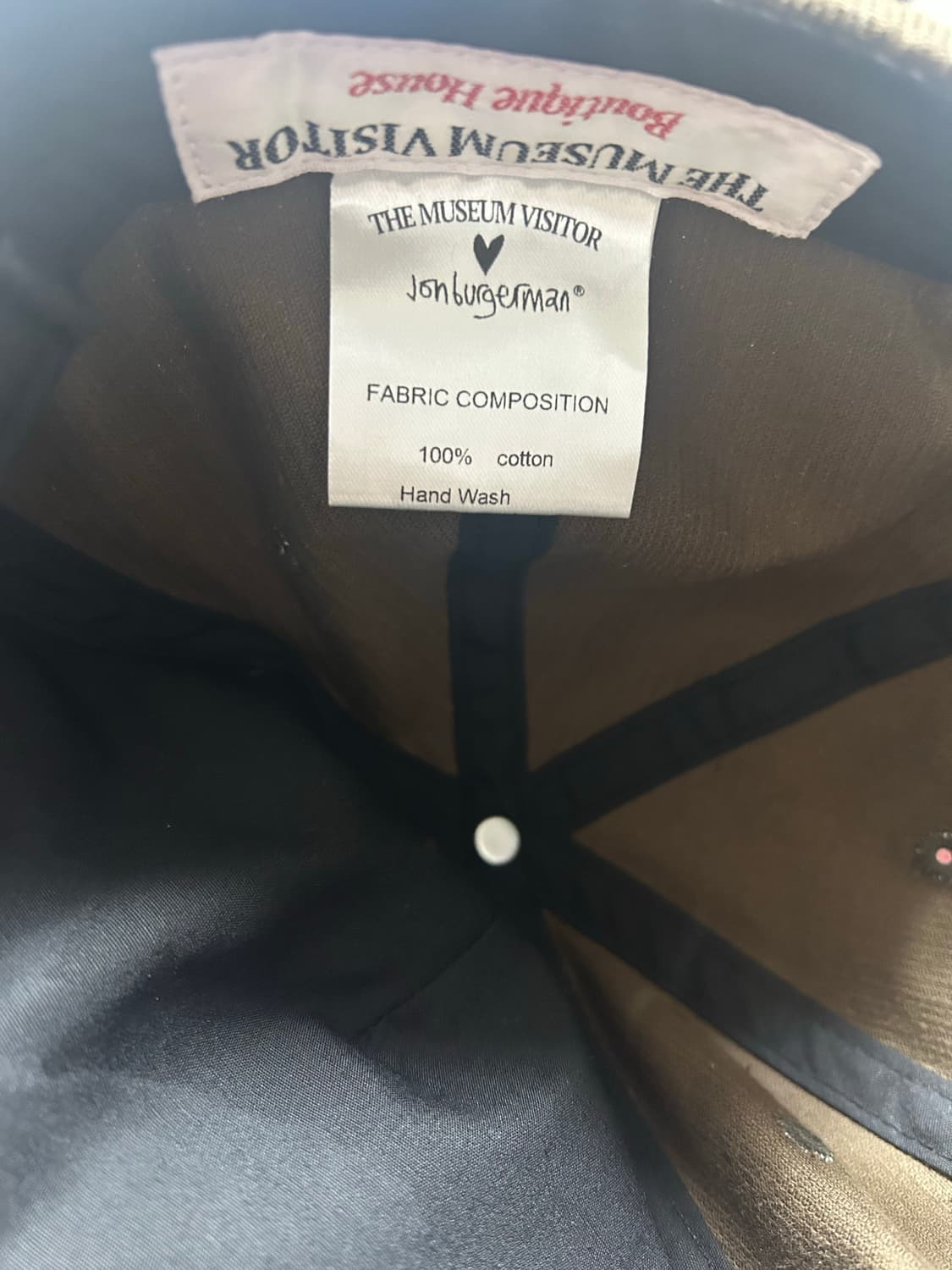 더뮤지엄비지터 모자 볼캡 상품이미지2