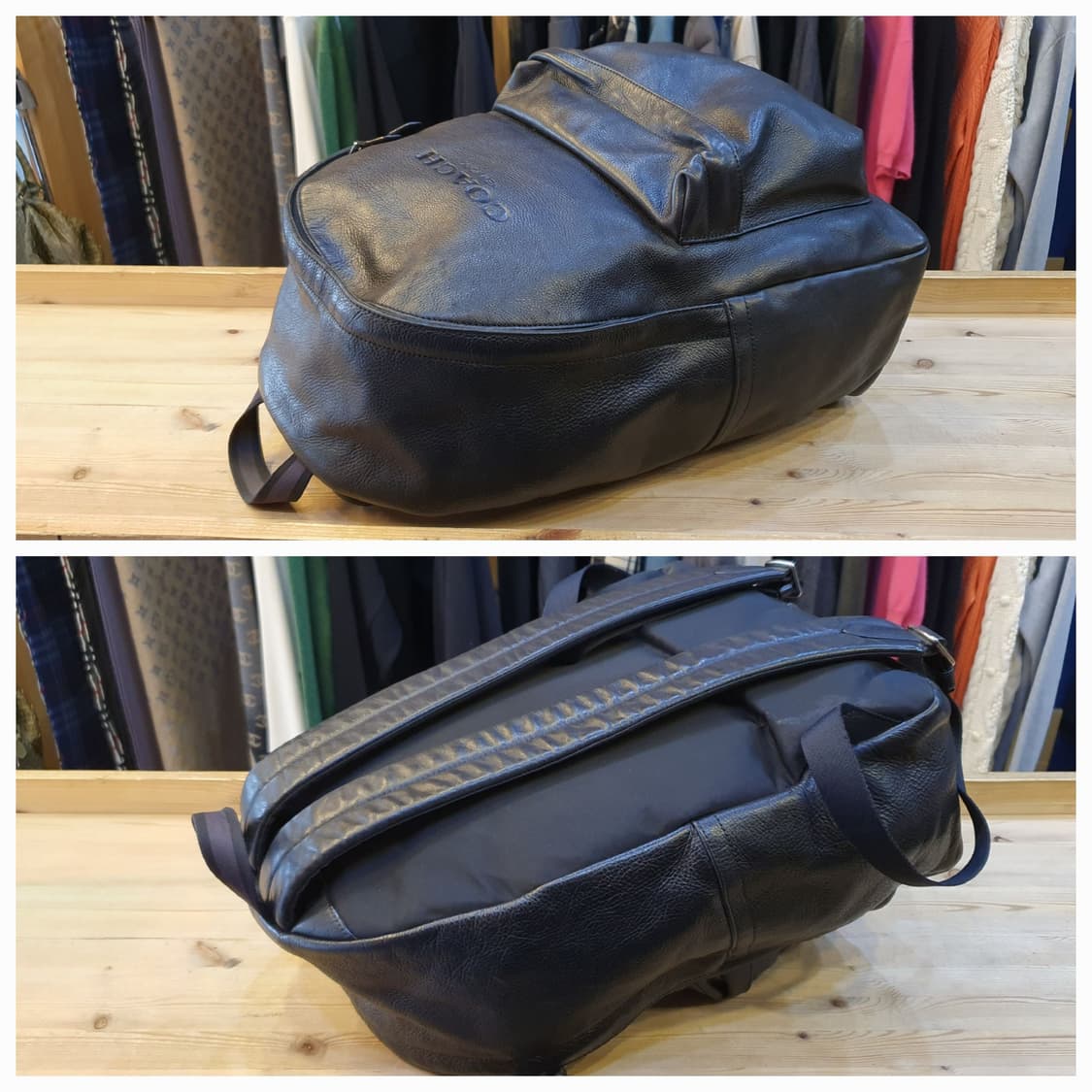 코치 레더 백팩 상품이미지5