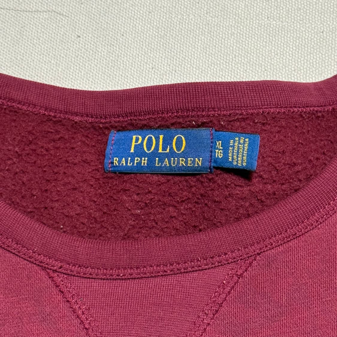 XL 폴로랄프로렌 빅 폴로베어 프린팅 기모 맨투맨 상품이미지4