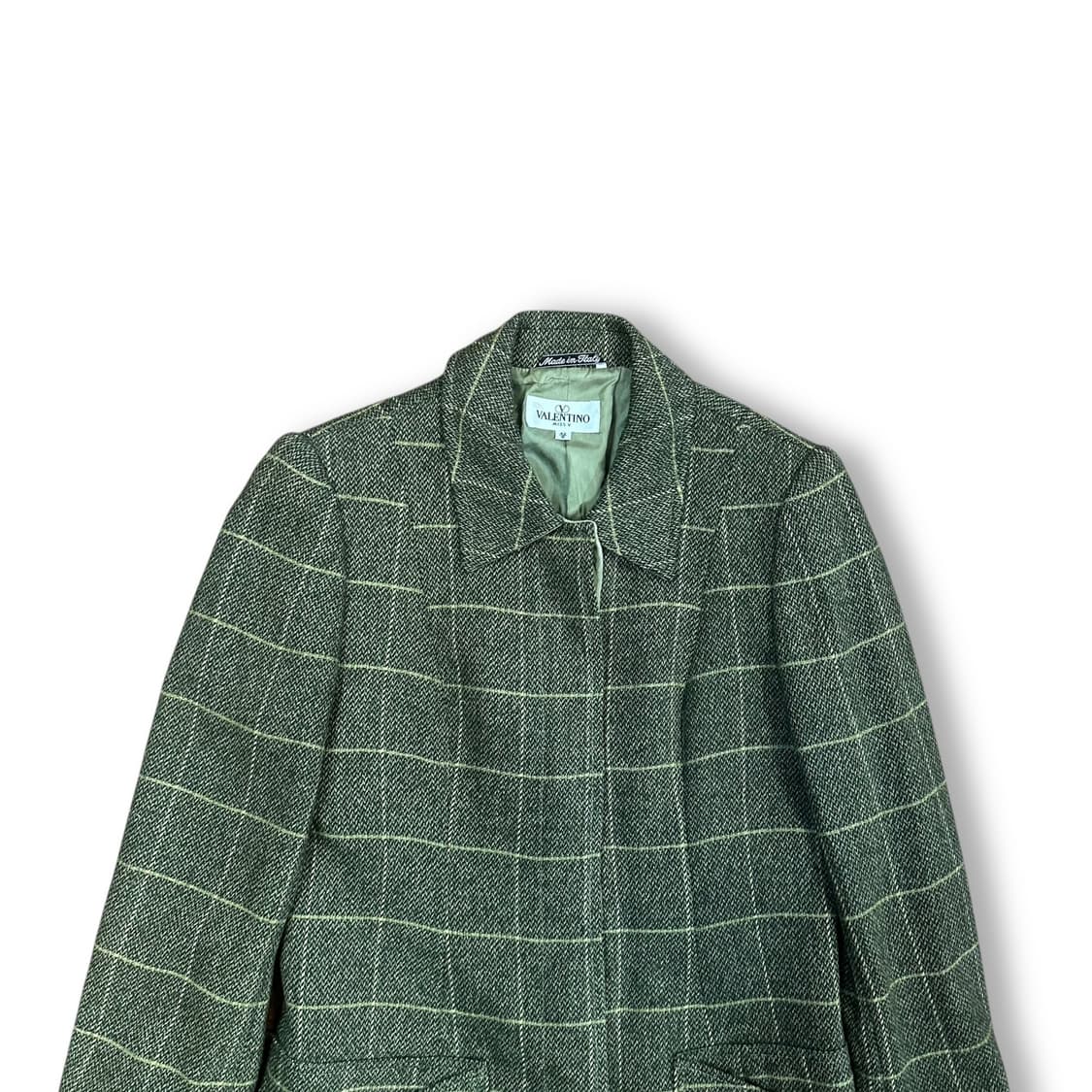 발렌티노 체크 코트 상품이미지2