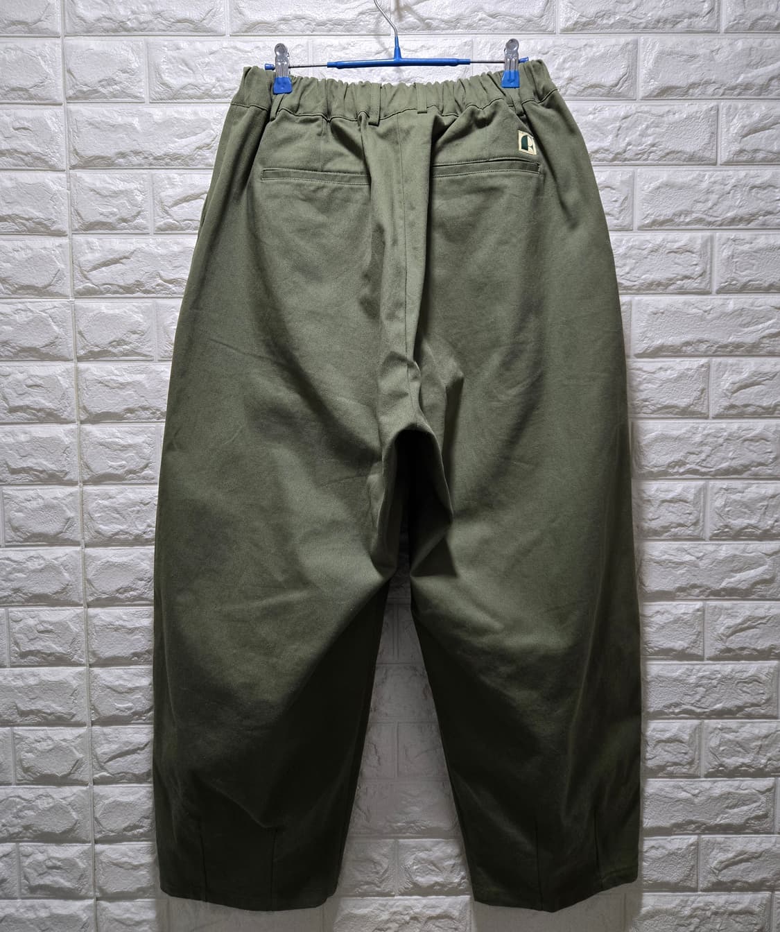 새상품/ 헌터퐝 라삭 오버핏 벌룬핏 카키 코튼팬츠 F 상품이미지5