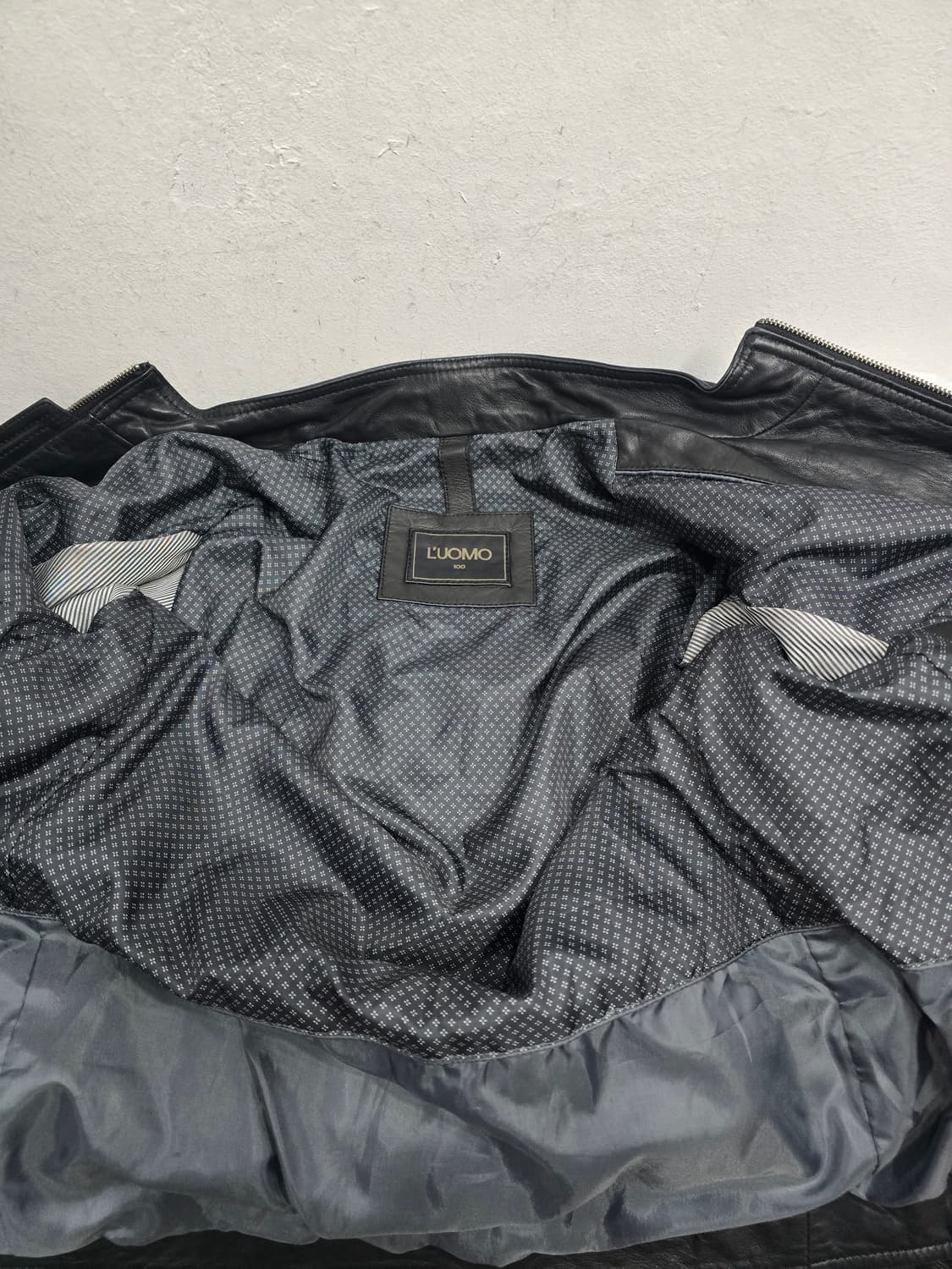 워모 LUOMO 양가죽 바이크 자켓 100 상품이미지3