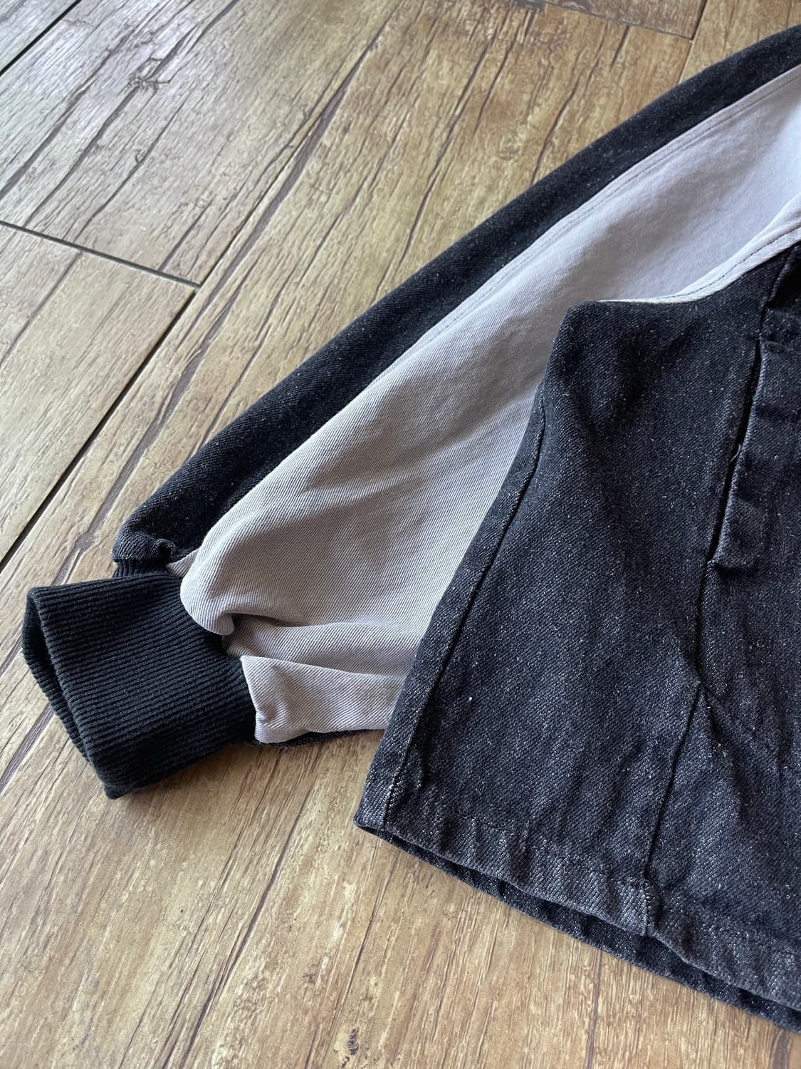 Denim Pullover Hood T-Shirt 상품이미지3