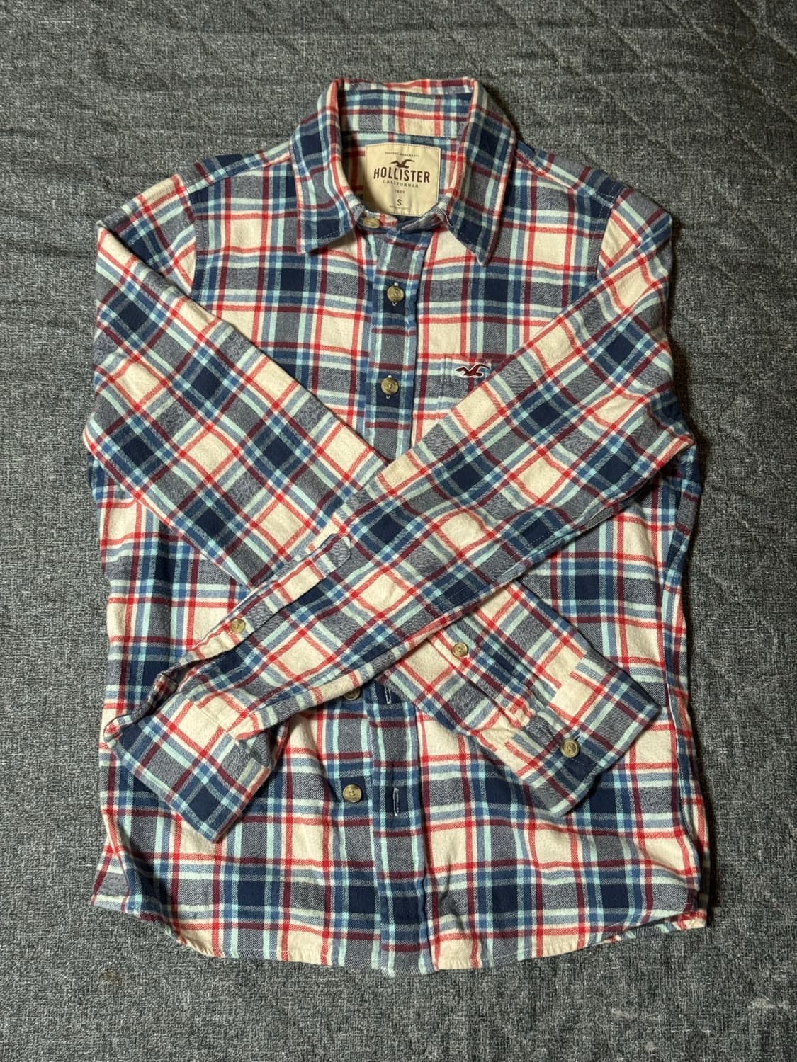 홀리스터 체크셔츠 S 상품이미지1