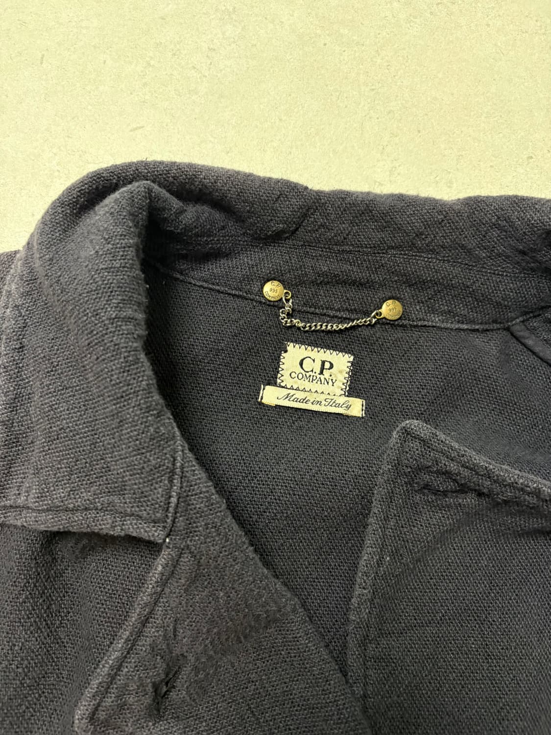 90s CP Company 더블 브레스티드 피코트 네이비 상품이미지2