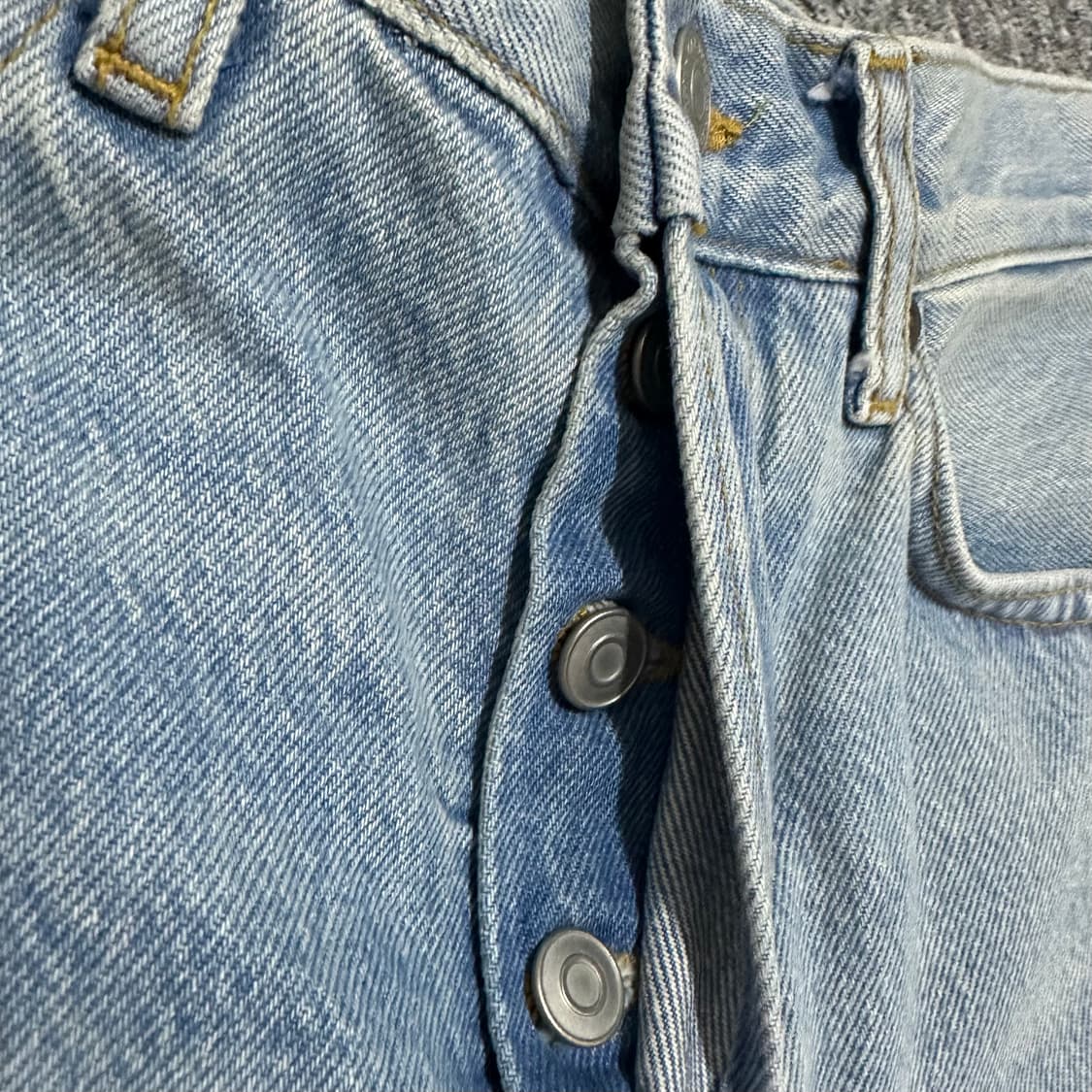 Cos 코스 반바지 롱라인 데님 쇼츠 라이트 블루 로열블루 상품이미지6