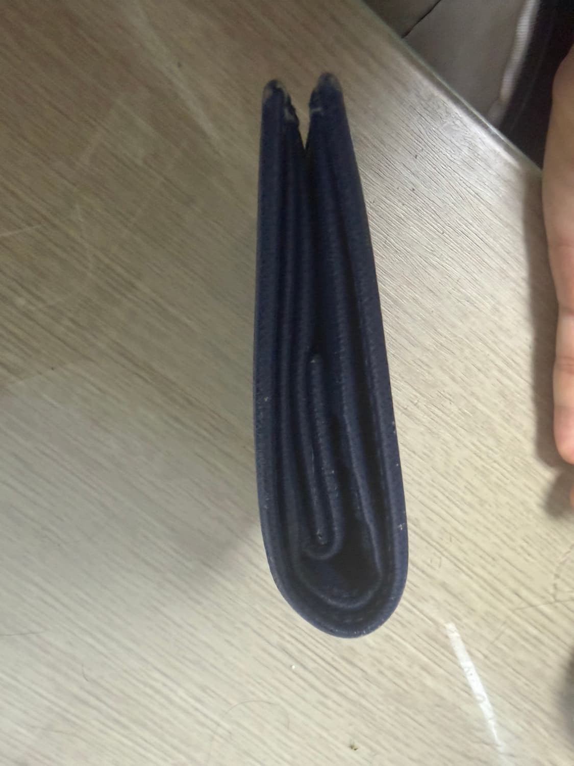 정품 프라다 사피아노 카드지갑 네이비 상품이미지3