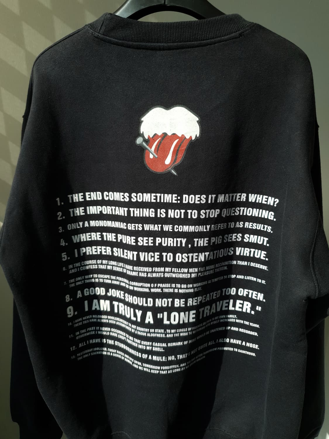 Number (N)ine x Rolling Stones sweat 상품이미지10