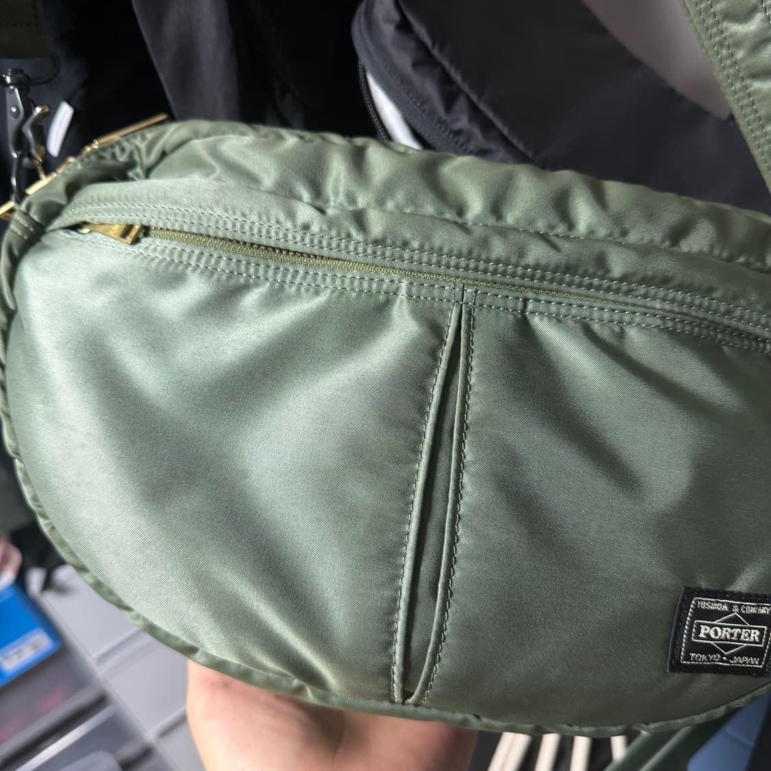 요시다 포터 탱커 반달백 세이지 그린 622-76991 상품이미지2