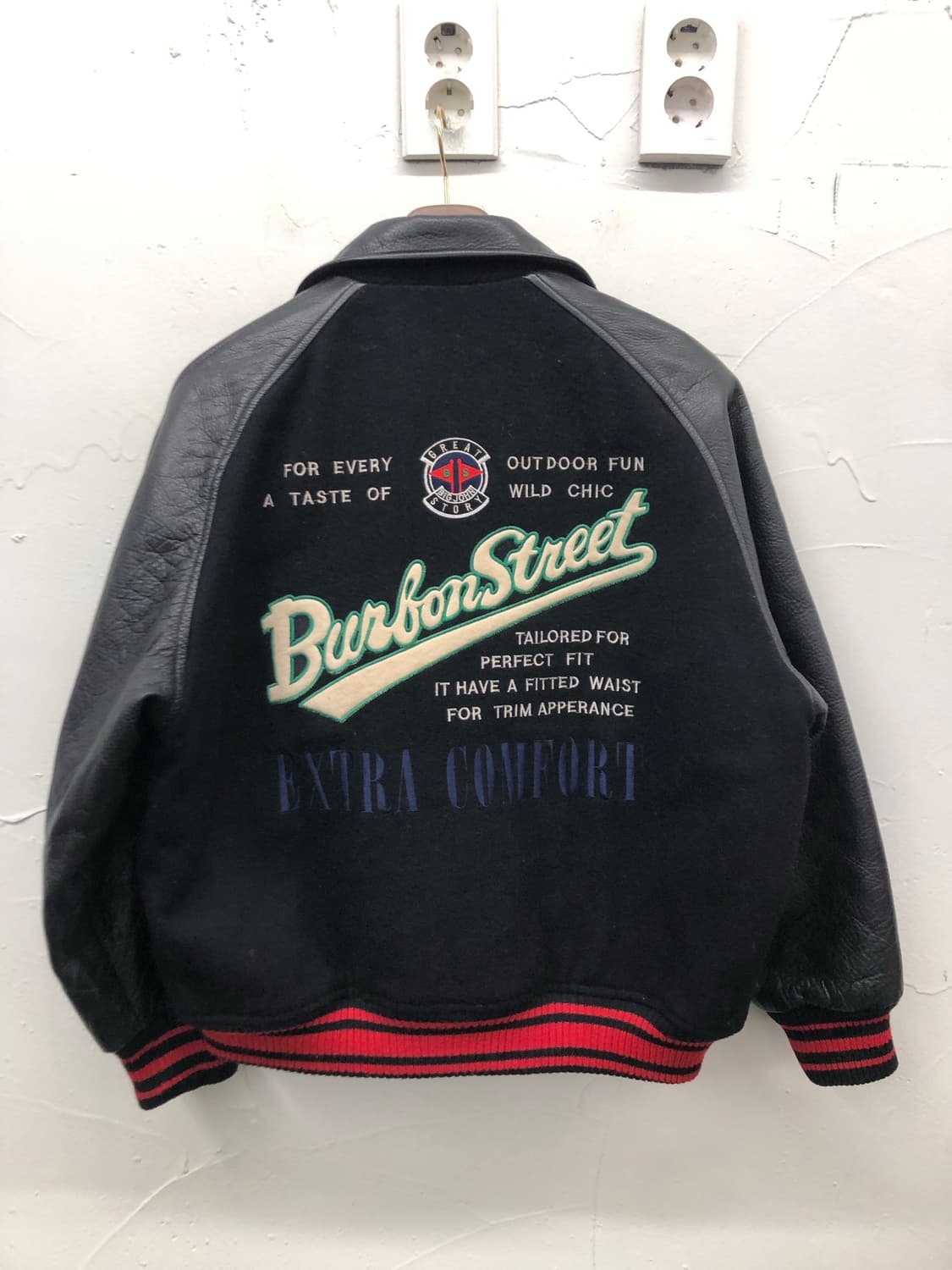 소가죽 바시티 자켓 상품이미지1