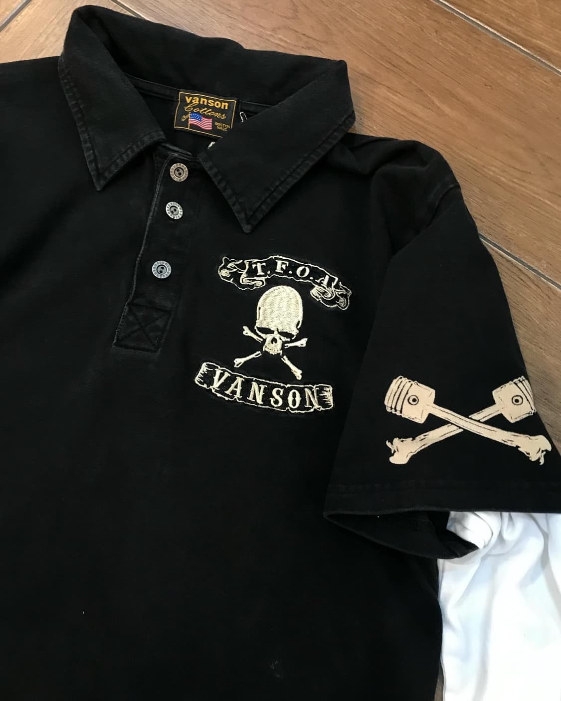 Vanson PK Embroidery Layered L/S  상품이미지6