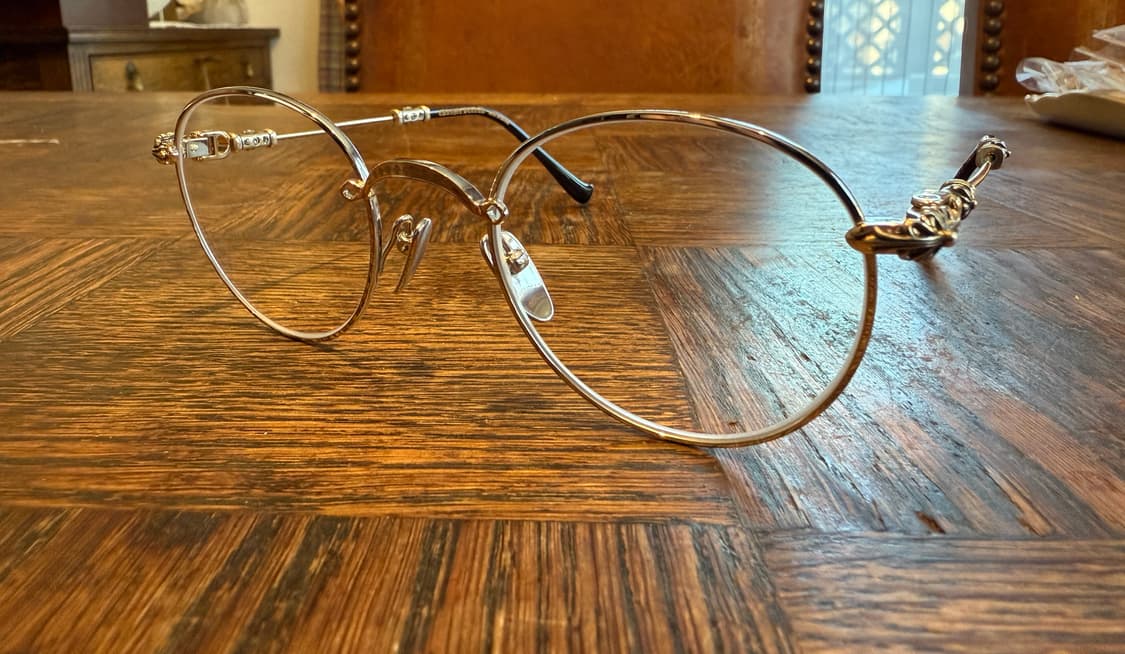 크롬하츠 부바a 샤이니실버 골드 안경 상품이미지3