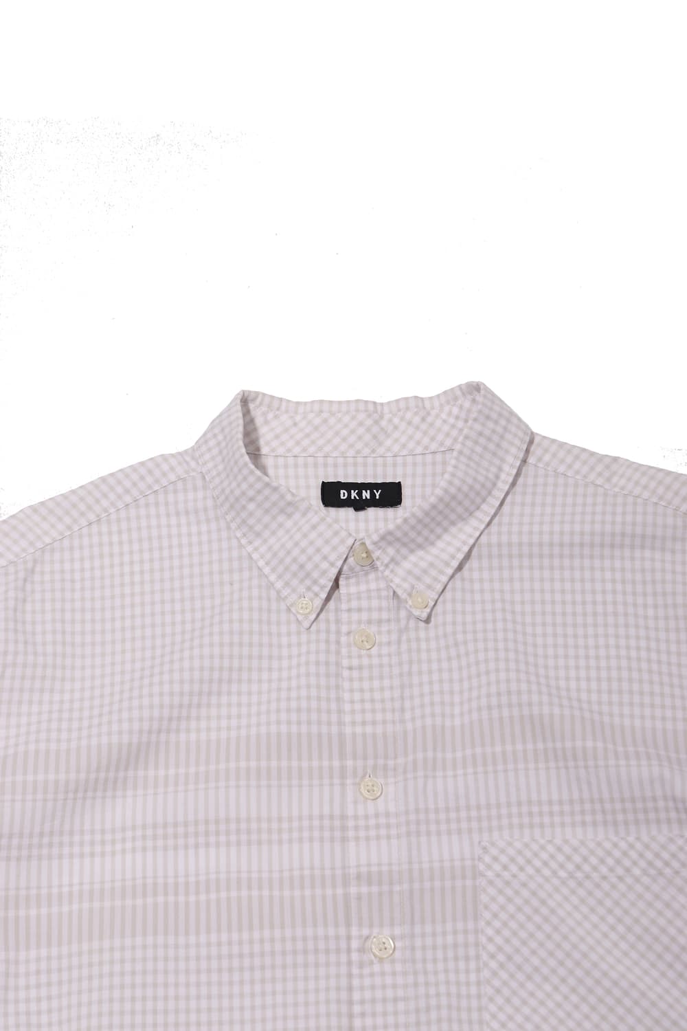 DKNY 깅엄 체크 셔츠 size L 상품이미지3
