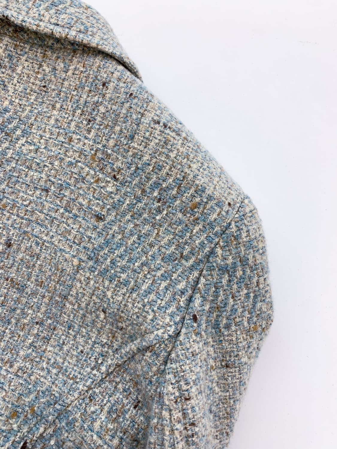 JPN 울 75% 그레이 트위드 자켓 W95-100  상품이미지8