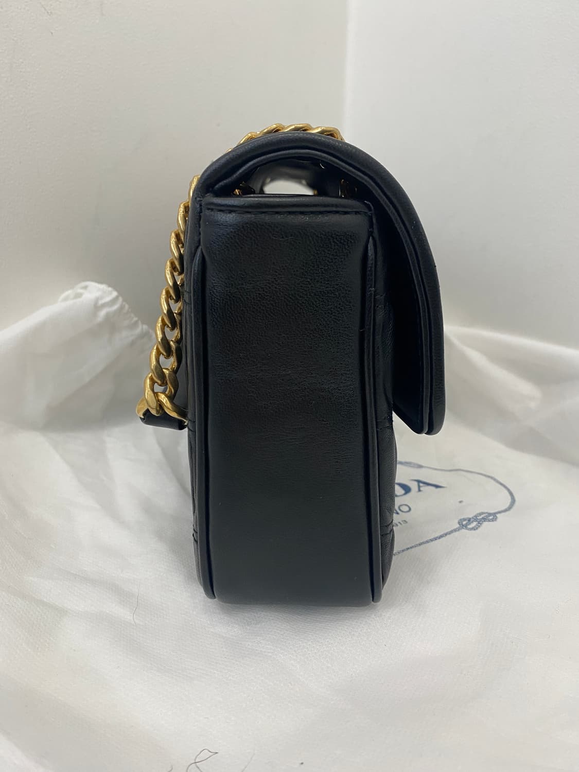 프라다 나파 고프레 플랩 체인 숄더백 1BD235 상품이미지4