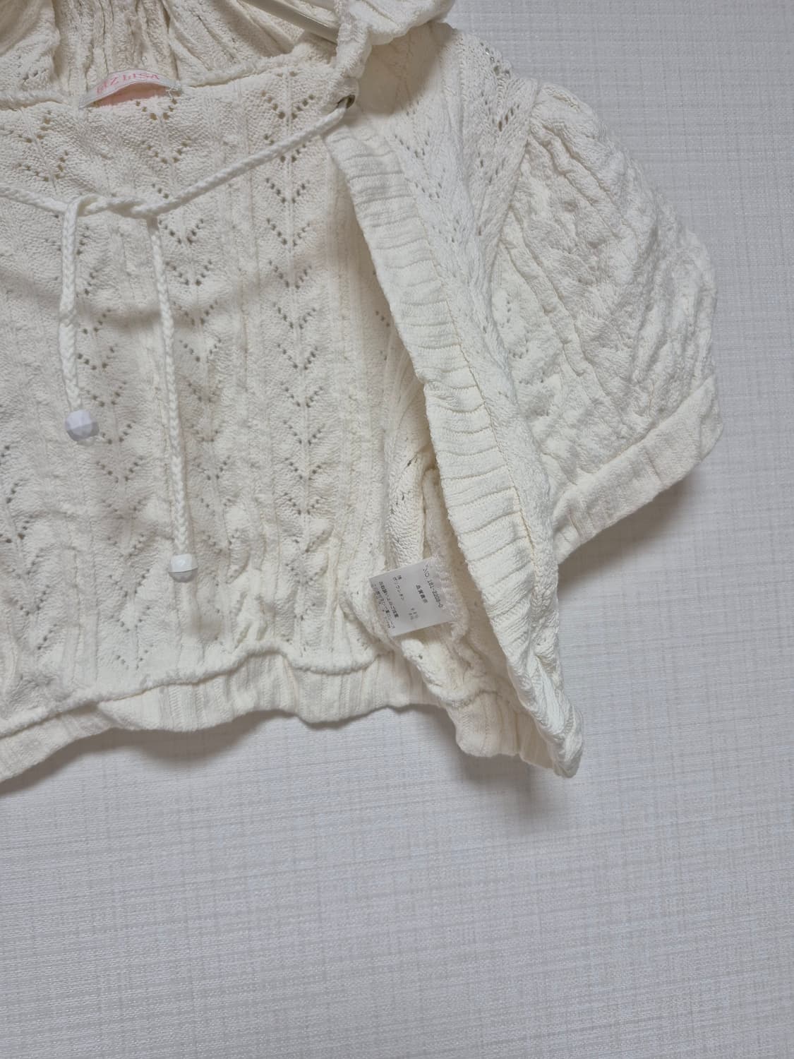 리즈리사 가기바리 볼레로 오프화이트 상품이미지2