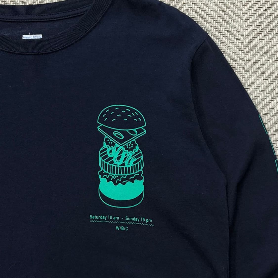 Clip Tab 프린팅 롱슬리브 v2175 상품이미지5