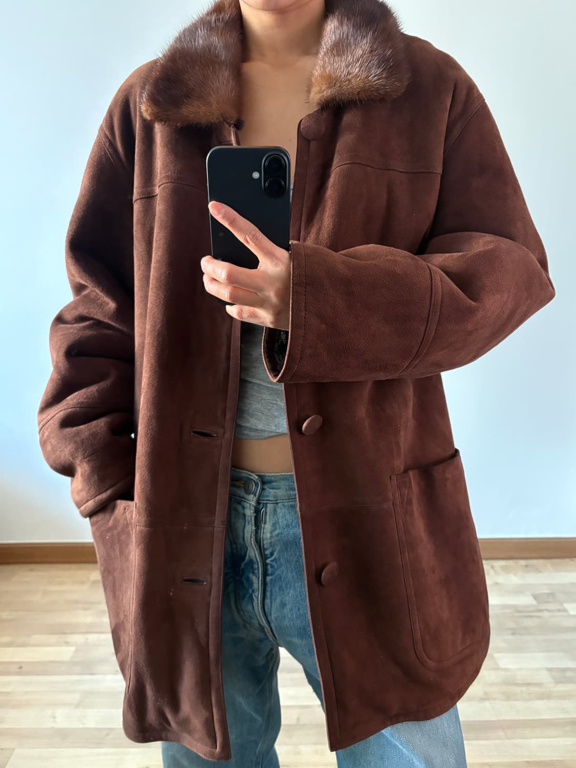 리얼 양털 무스탕 상품이미지1