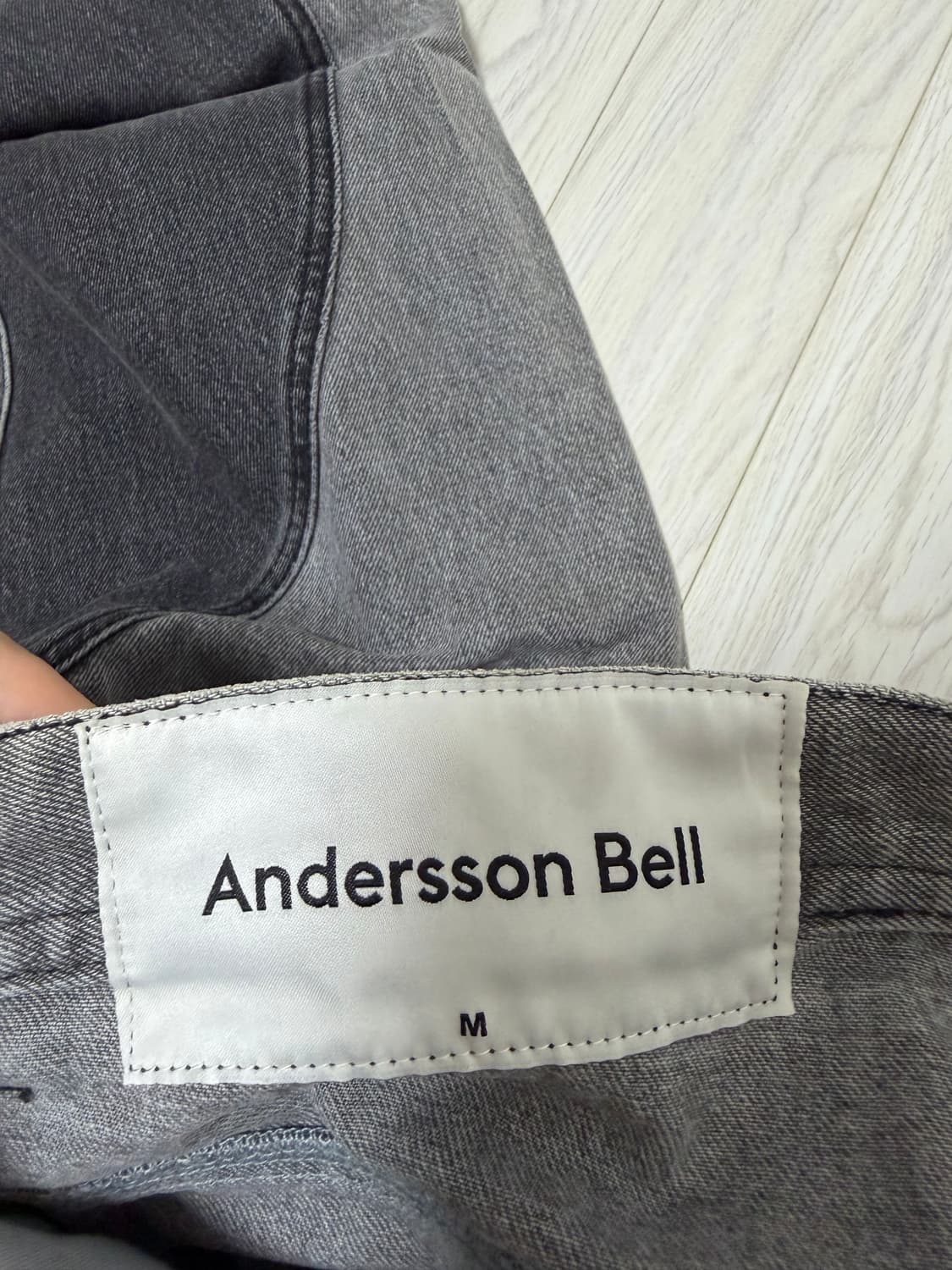 앤더슨벨 루카스 와이드 레그 진 m 상품이미지5