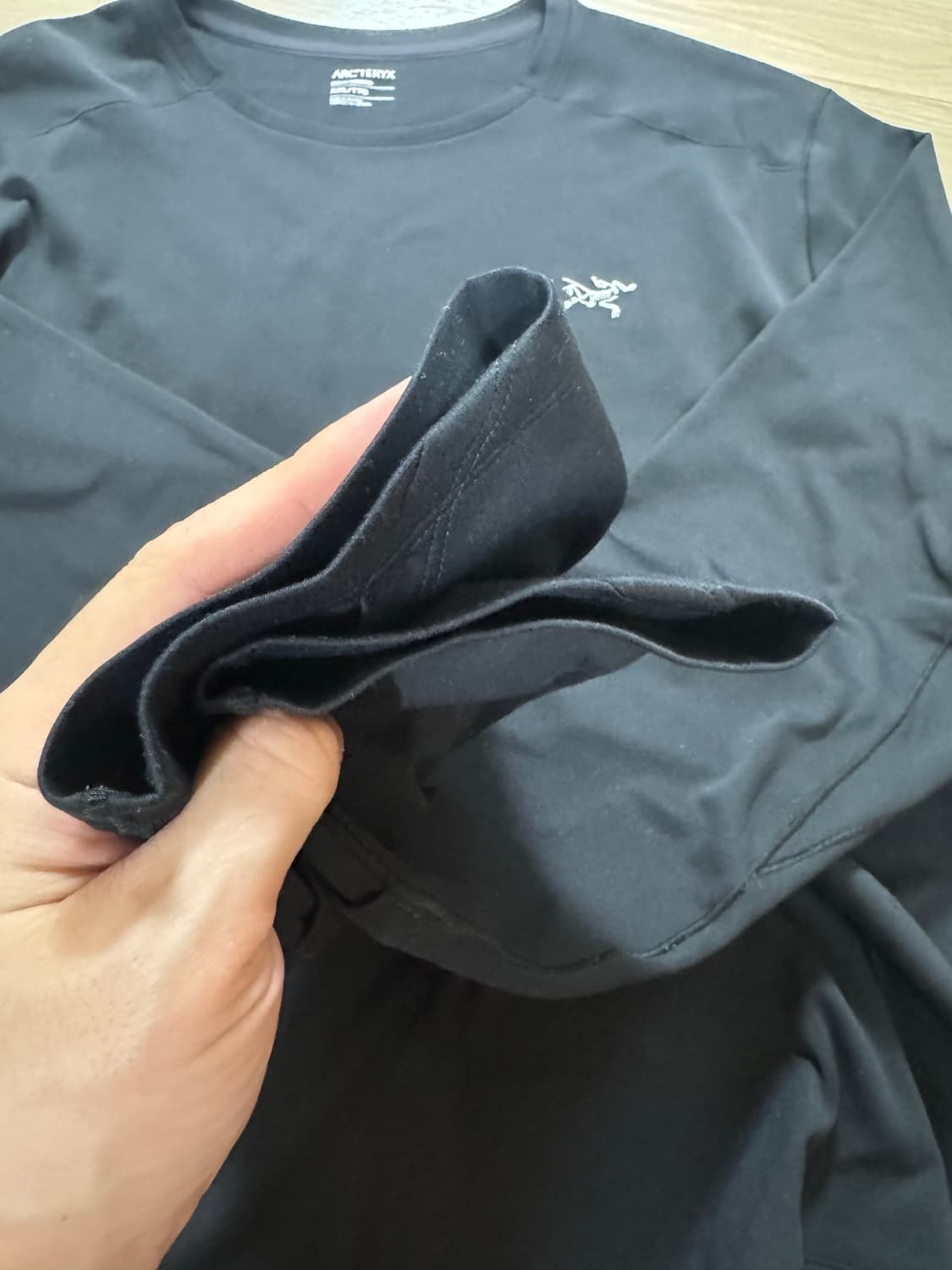 2XL 아크테릭스 코막 헤비웨이트 남성 긴팔 블랙 상품이미지4