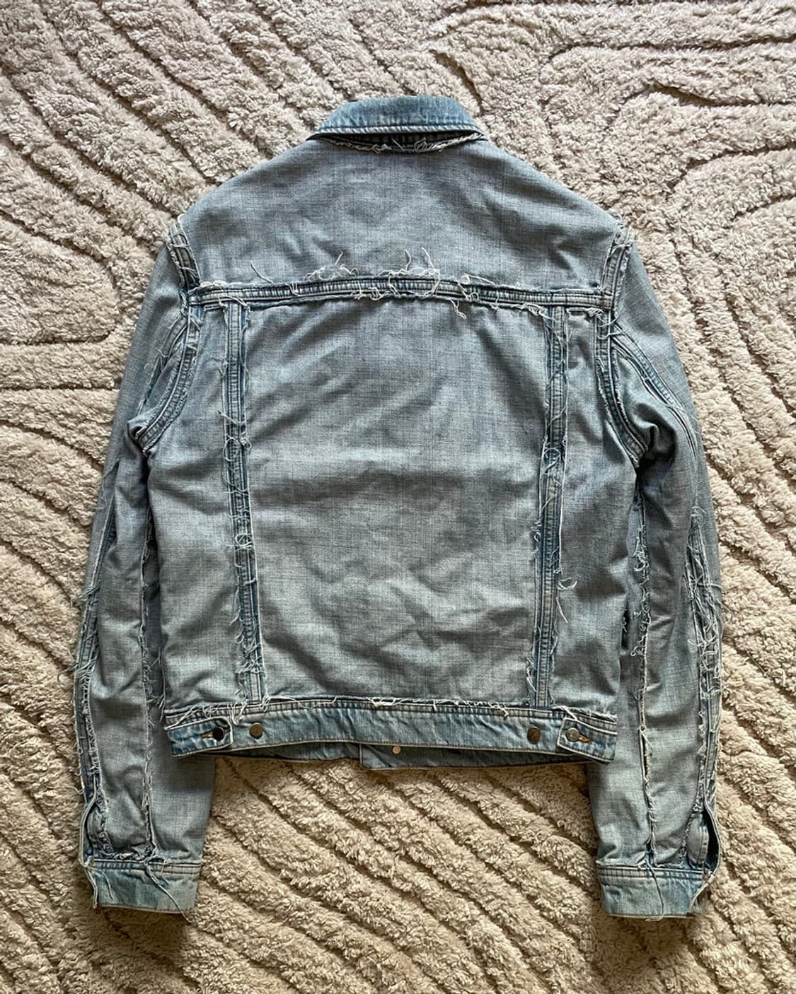 [정품] 메종 마르지엘라 X H&M 리에디션 연청 자켓 M 상품이미지2