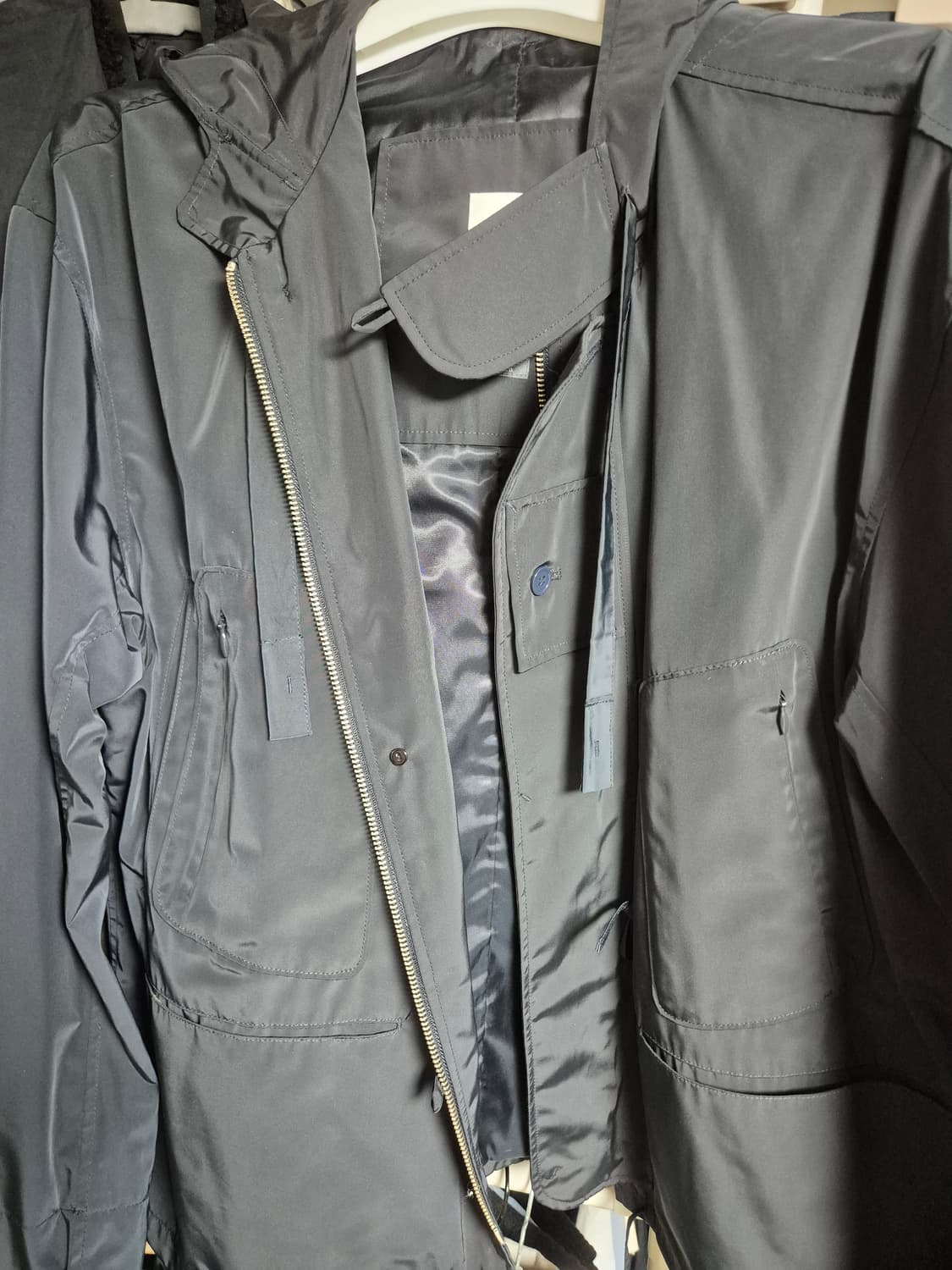 폴리테루 후디드파카 네이비 3사이즈 상품이미지1