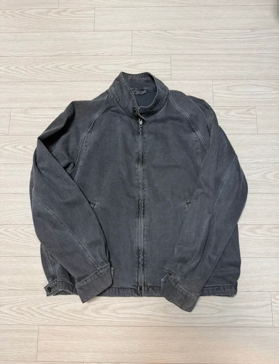 해칭룸 해링턴 데님자켓 블루 그레이 3사이즈 상품이미지4