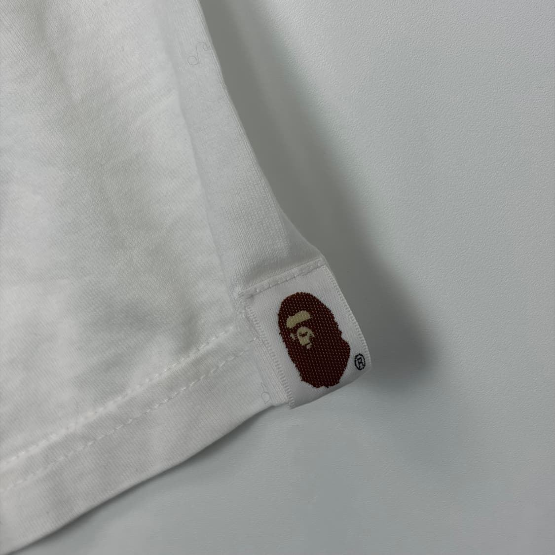 베이프 스타 프린팅 브이넥 반팔 티셔츠 상품이미지6