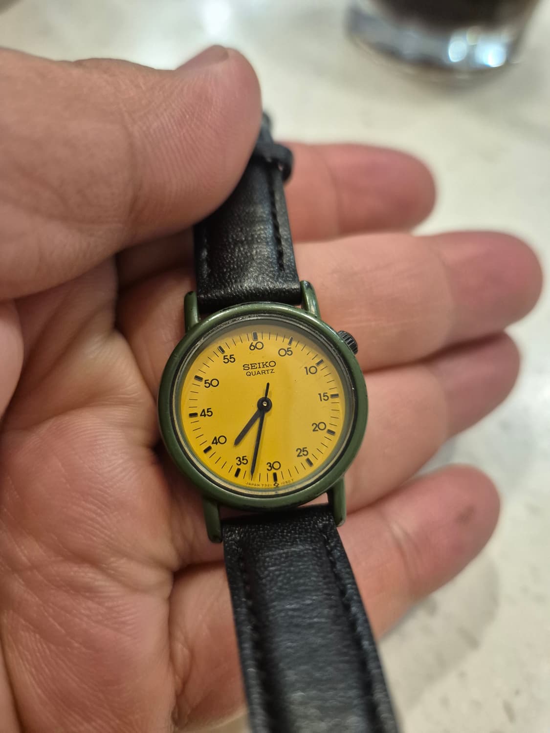 *무료배송* 세이코 빈티지 시계 7321-022a 올리브색상 상품이미지4
