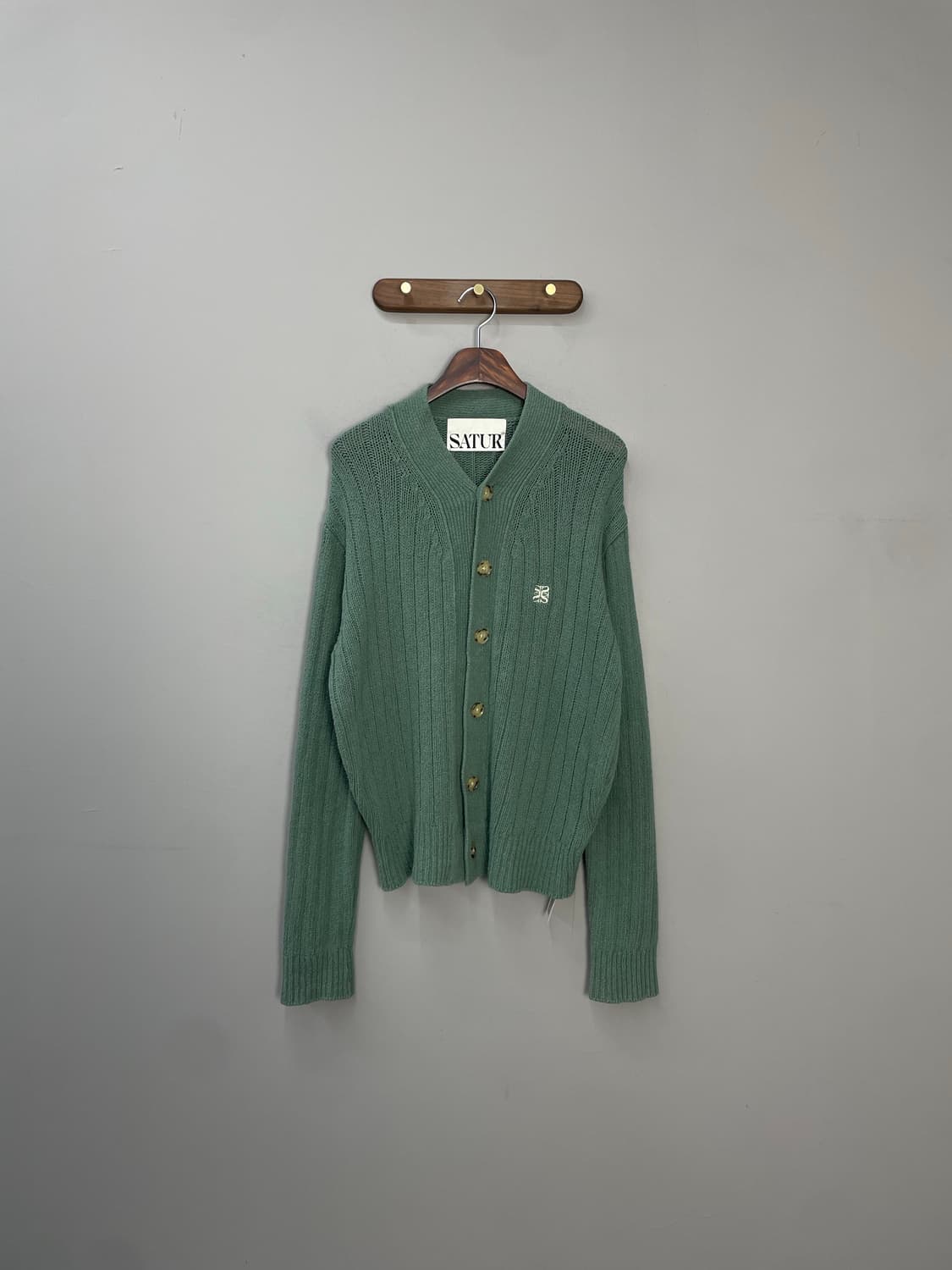 세터 세이지그린 부클 가디건 H1163 상품이미지2