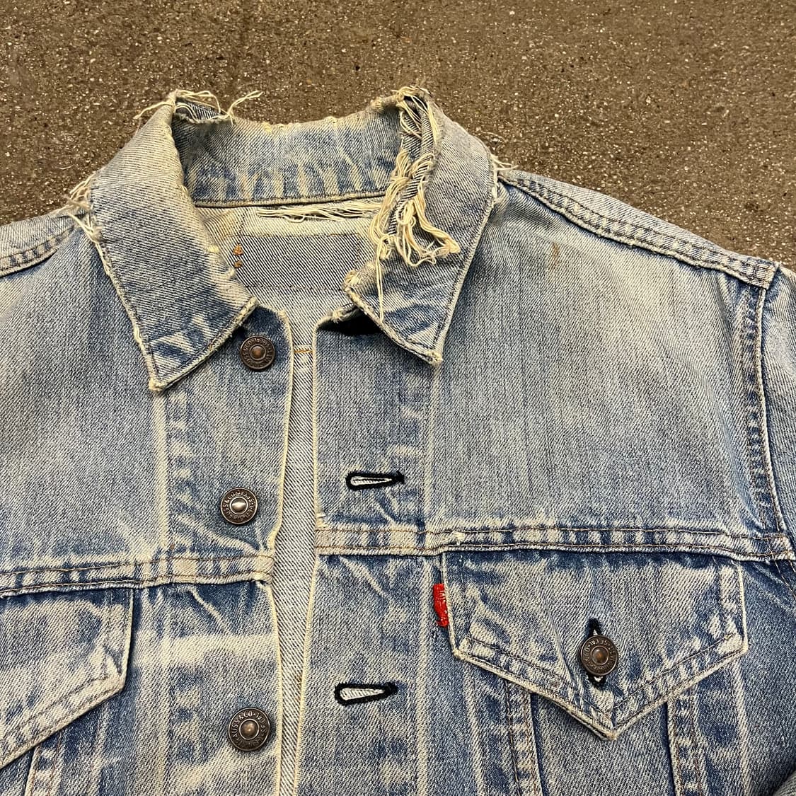 70s Levis 데님 트러커 자켓 (100-105) 상품이미지4