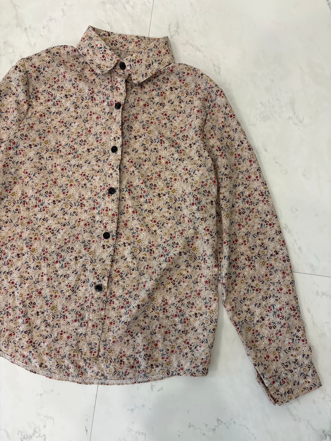 vintage flower shirt 상품이미지2
