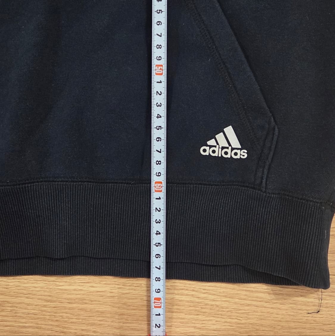 아디다스 에센셜 빅로고 검정 맨투맨 상품이미지6