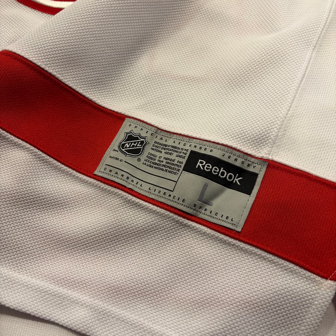 [L] 리복 디트로이트 레드윙스 NHL 저지 반팔 C711 상품이미지5