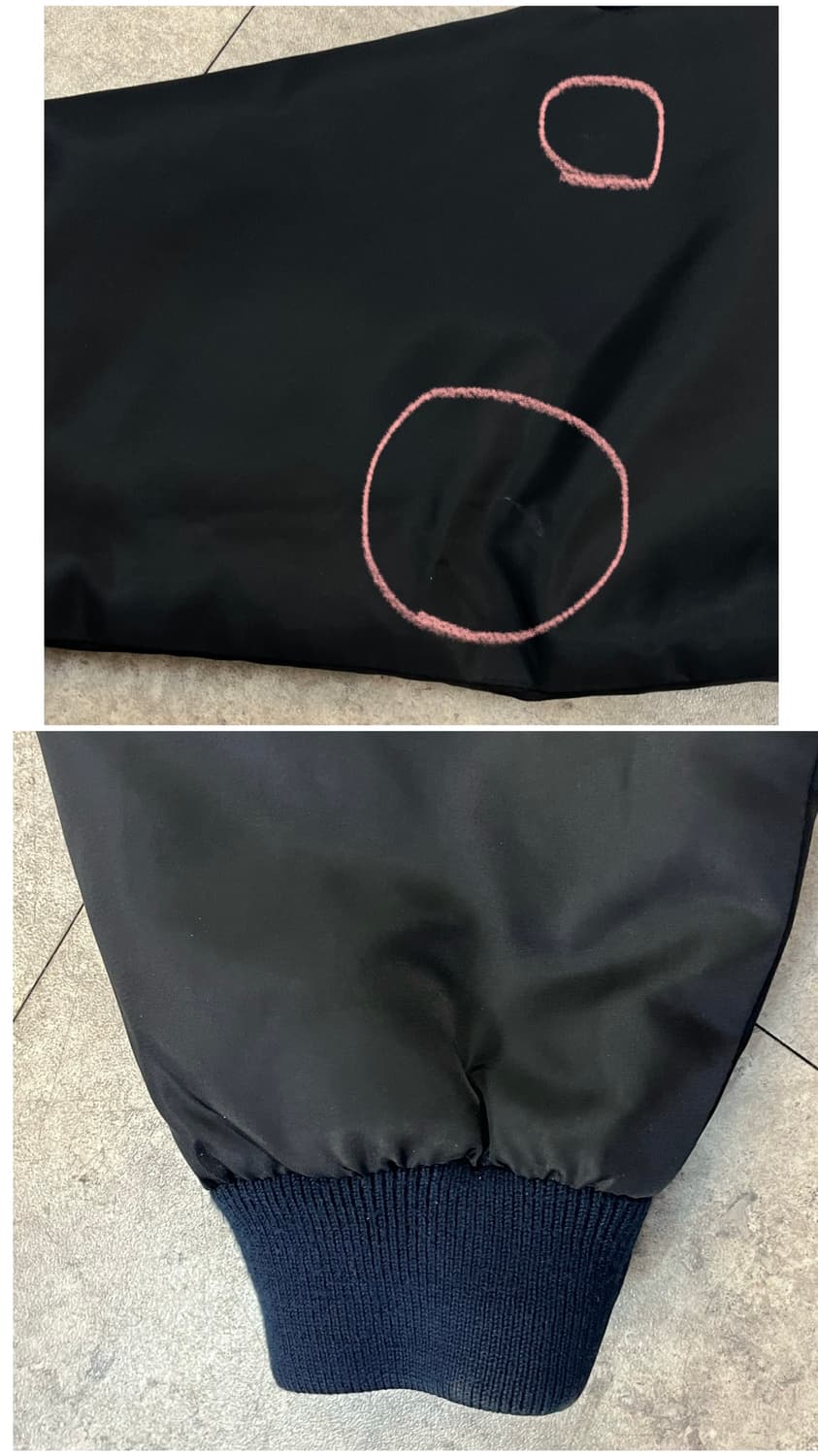 아메리칸 아웃도어 항공점퍼 블랙 XL #csz3640 상품이미지10