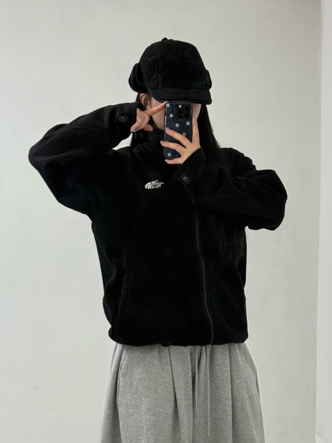 노스페이스 블랙 후리스 상품이미지4