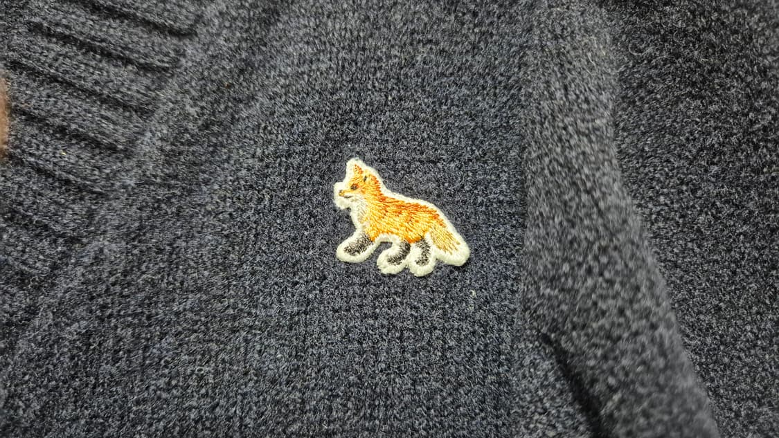 메종키츠네 램스울 가디건 상품이미지2