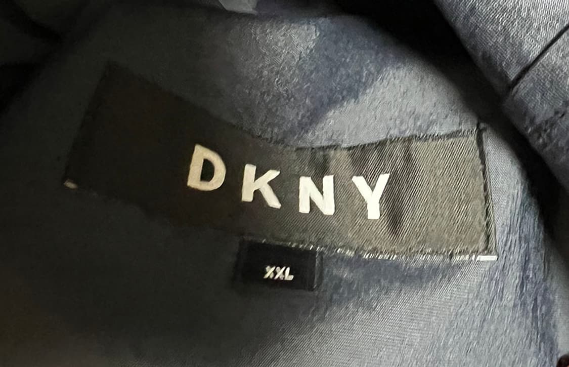 DKNY 스텐드넥 남자 바람막이 블루종 춘추 새상품 솔리드 XL 105 상품이미지4