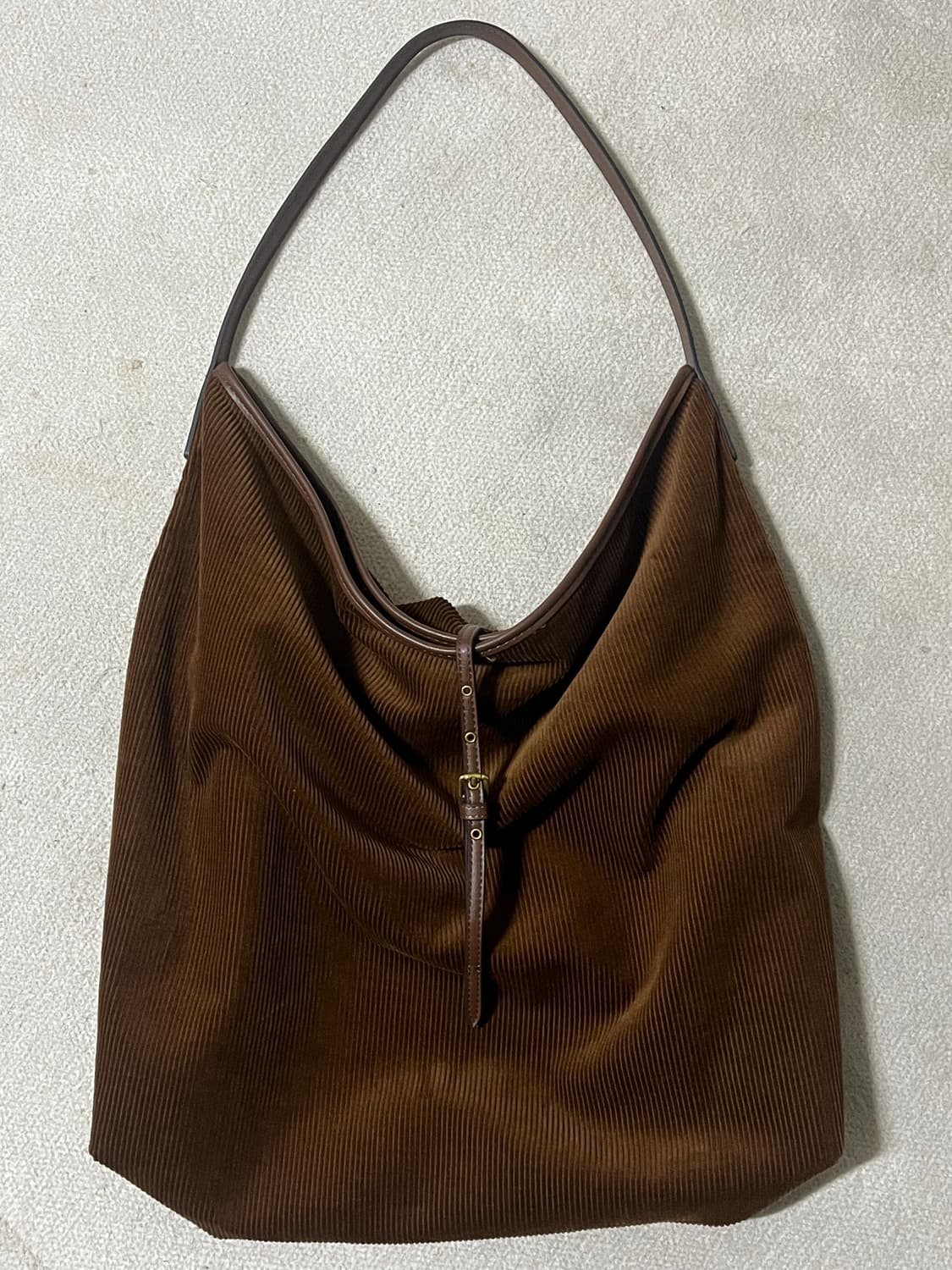 자라 코듀로이 쇼퍼백 숄더백 상품이미지3