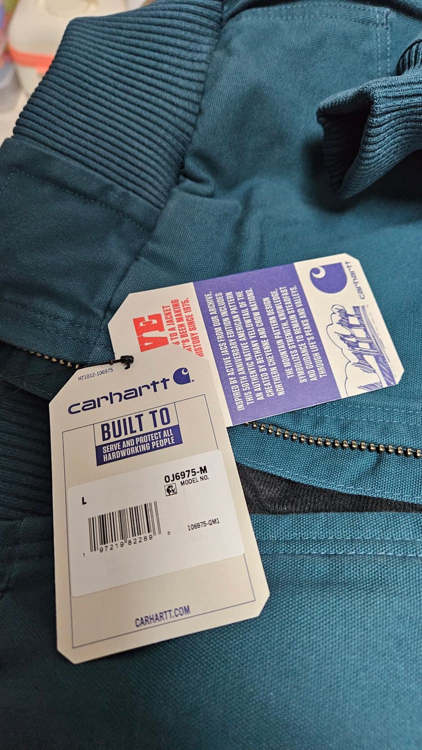 칼하트 액티브 자켓 50주년 한정 몬타나 패턴 상품이미지5