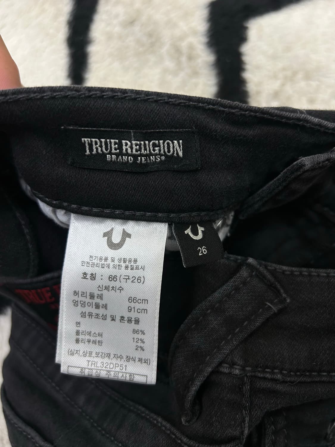 [26]트루릴리전 스판 부츠컷/흑청 상품이미지4