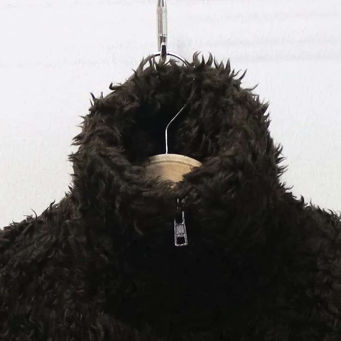 츠모리치사토 하이넥 울 혼방 후리스 점퍼 61909 상품이미지3