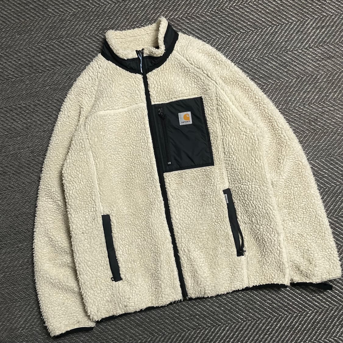 칼하트 WIP 패치 로고 쉐르파 플리스 자켓y 5420 상품이미지1