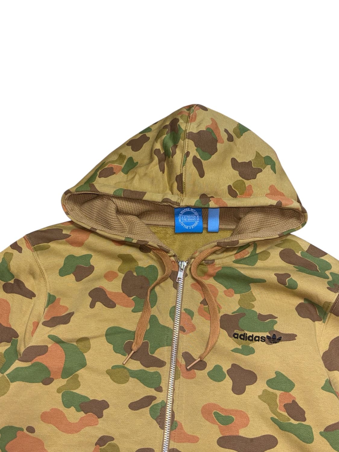아디다스 카모 패턴 후드 집업 상품이미지4