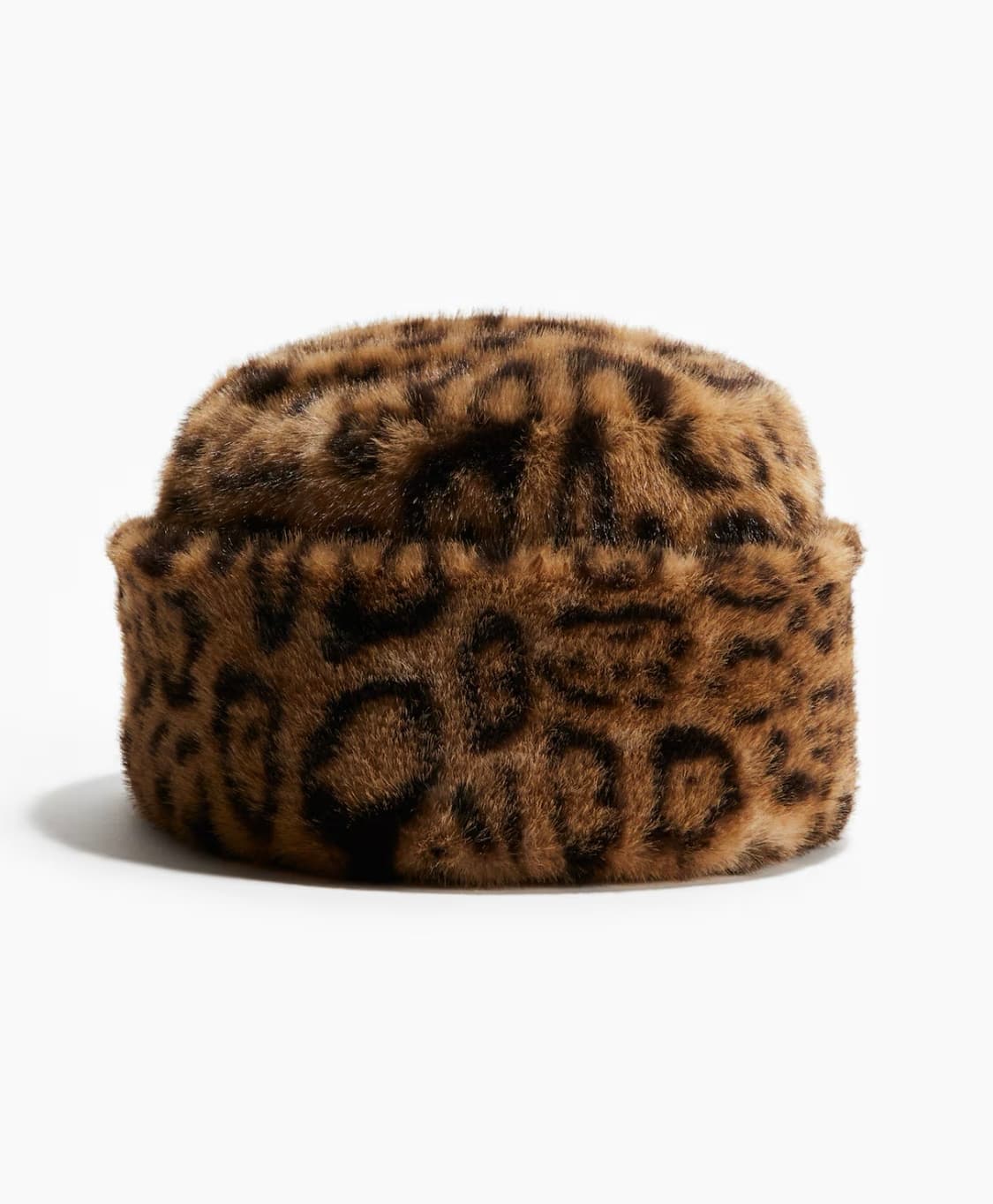 h&m 흐앤므 레오파드 털 비니 상품이미지3