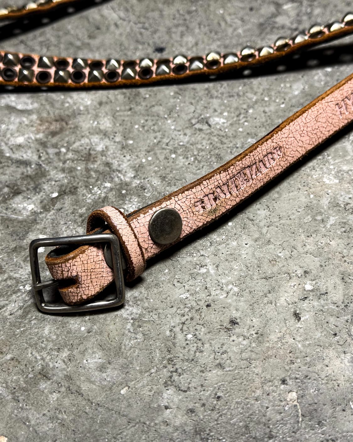 HYSTERIC GLAMOUR Multi Stud Leather Belt 상품이미지2