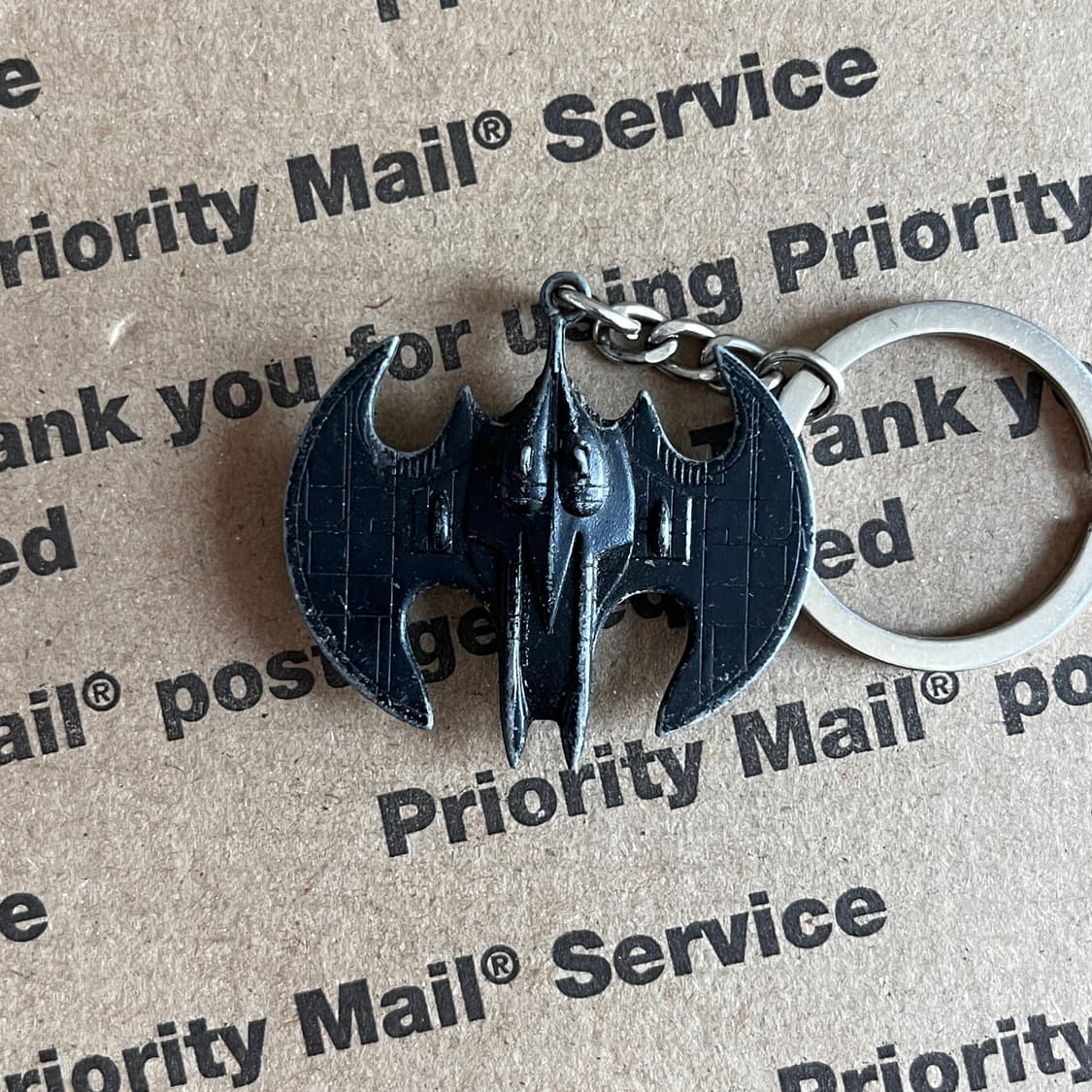 90s vtg Batman Batwing Keyring 상품이미지2